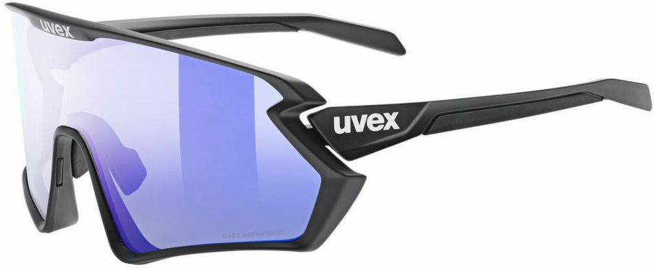 Uvex Sportstyle 231 2.0 V Sportbrille black matt/litemirror blue
