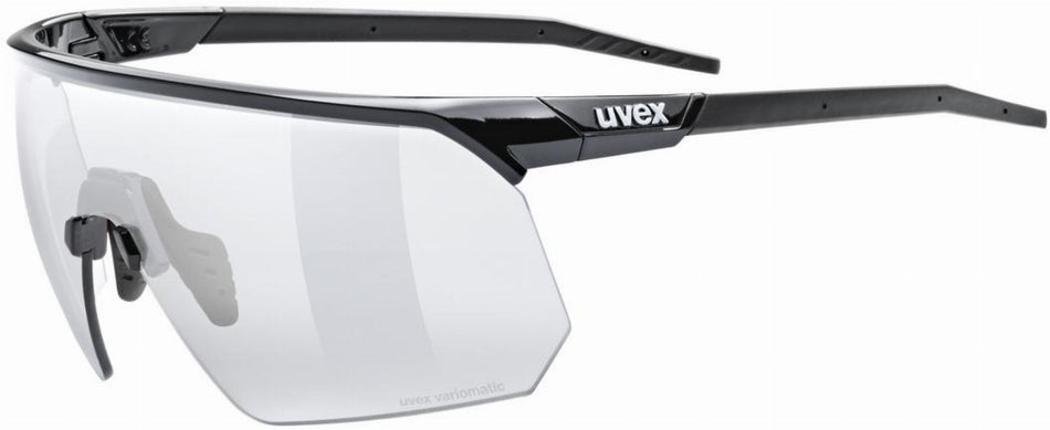 Uvex Pace One V Sportbrille black matt/litemirror silver