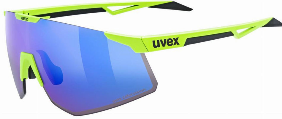 Uvex Pace Perform CV Sportbrille yellow matt/buzzy blue