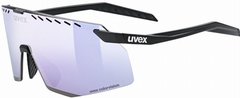 Uvex Pace Stage CV Sportbrille black matt/pushy pink