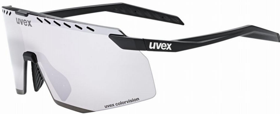 Uvex Pace Stage CV Sportbrille black matt/serious silver