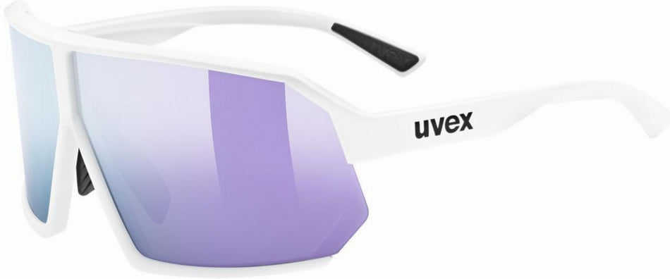 Uvex Sportstyle 237 MTB Brille white matt/mirror lavender