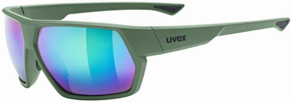 Uvex Sportstyle 238 Sportbrille moss matt/mirror green