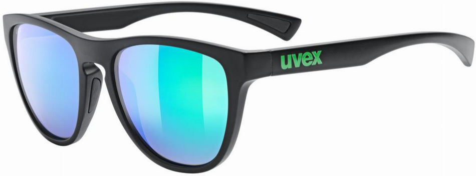 Uvex Esntl Spirit Brille black matt/mirror green