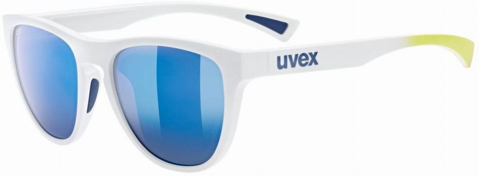 Uvex Esntl Spirit Brille white matt/mirror blue