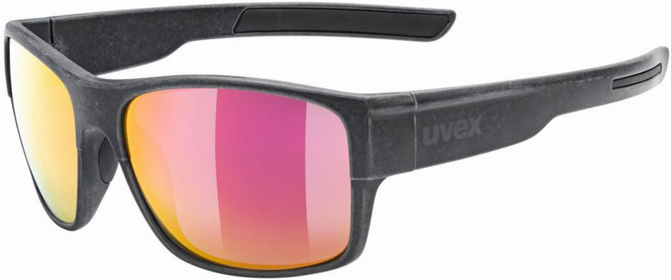 Uvex Esntl Urban Brille black matt/mirror red