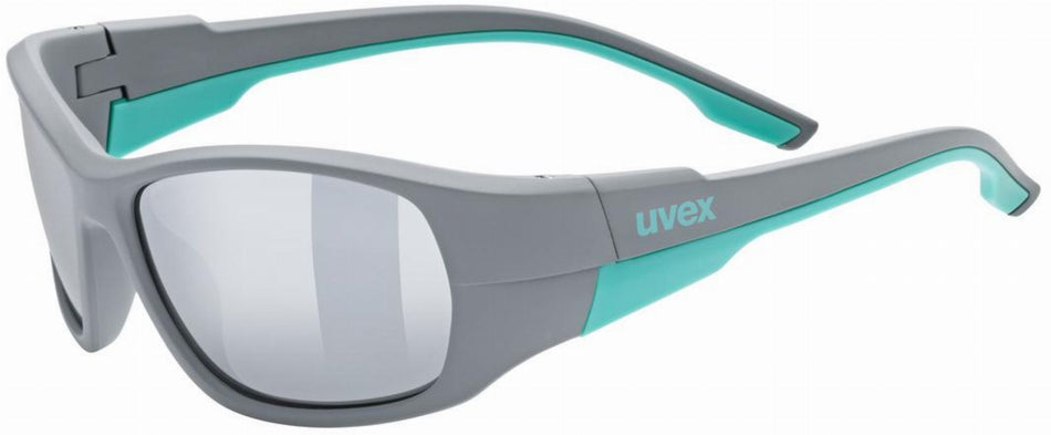 Uvex Sportstyle 514 Kinderbrille grey matt/mirror silver