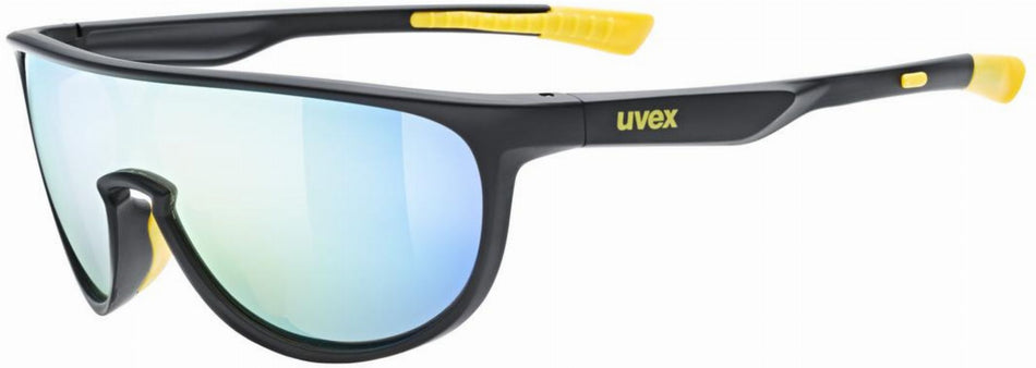 Uvex Sportstyle 515 Kinderbrille black matt/mirror yellow