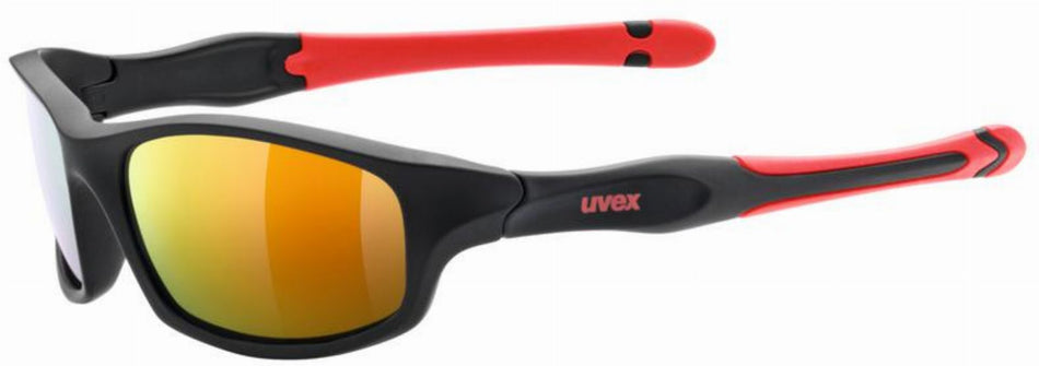 Uvex Sportstyle 507 Kinder & Jugend Brille black matt red/mirror red