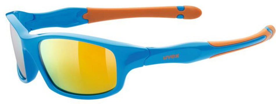 Uvex Sportstyle 507 Kinder & Jugend Brille blue-orange/mirror orange