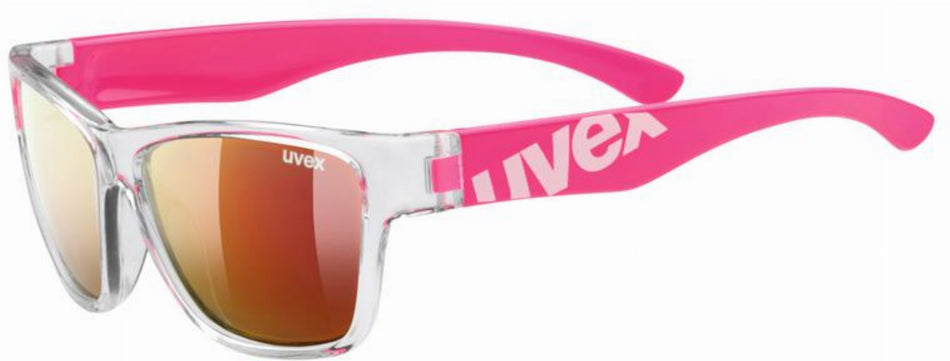 Uvex Sportstyle 508 Kinder & Jugend Brille clear pink/mirror red
