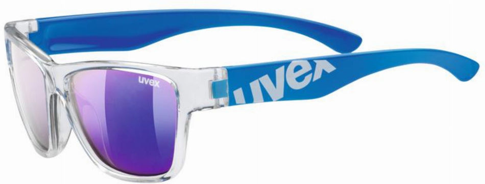 Uvex Sportstyle 508 Kinder & Jugend Brille clear blue/mirror blue