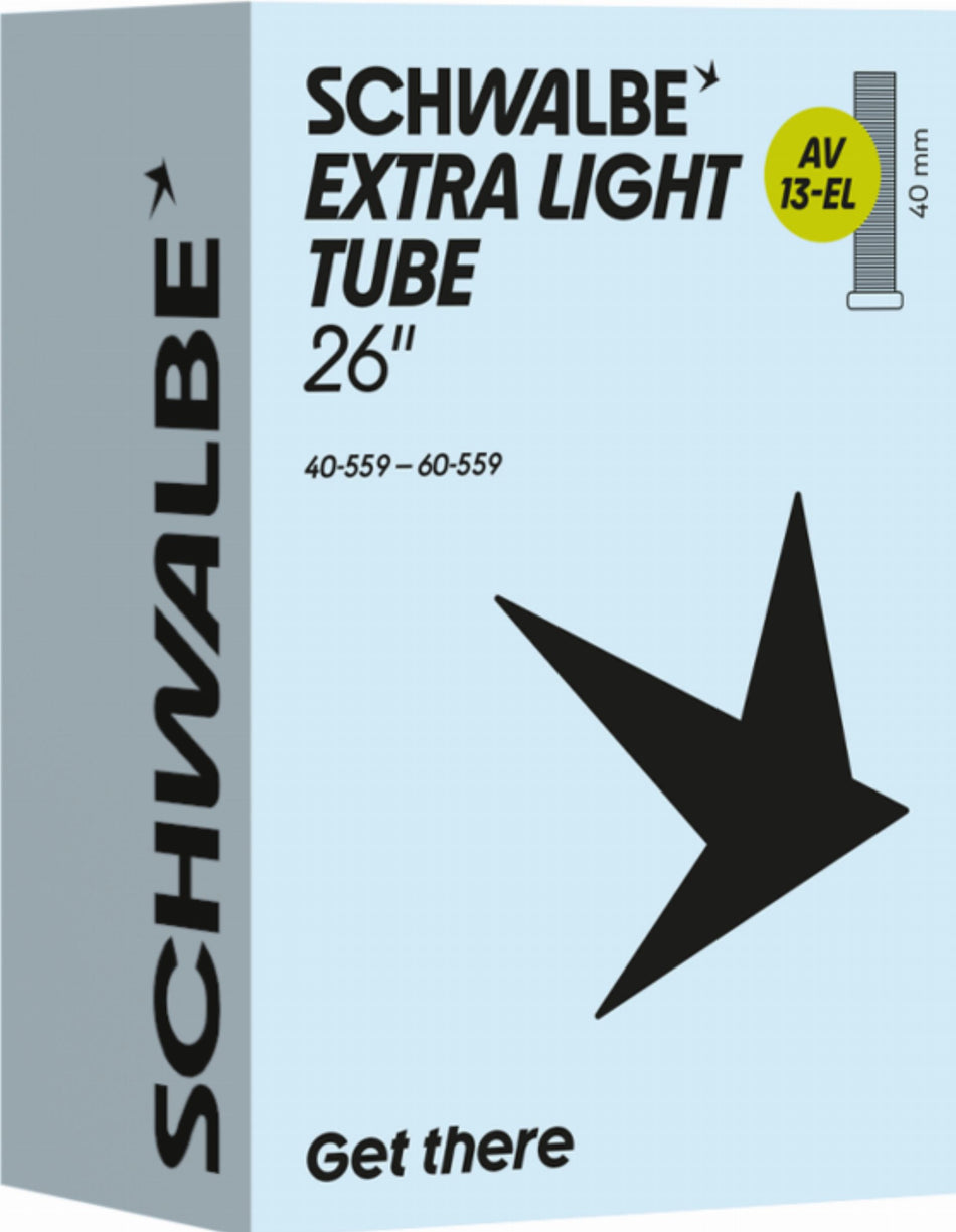 Schwalbe Extra Light Schlauch 26" NR. 13-EL schwarz ETRTO 40/60-559