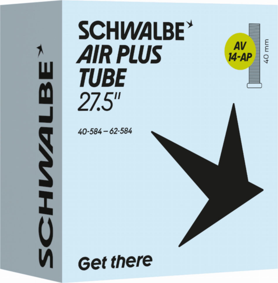 Schwalbe Air Plus Schlauch 27,5" NR. 14-AP schwarz ETRTO 40/62-584