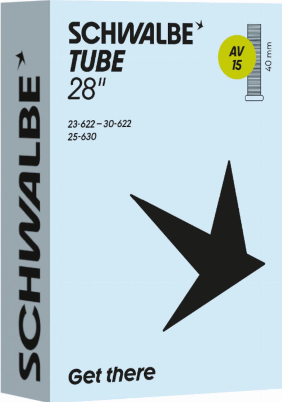 Schwalbe Standard Schlauch 28" NR. 15 schwarz ETRTO 23/30-622/630