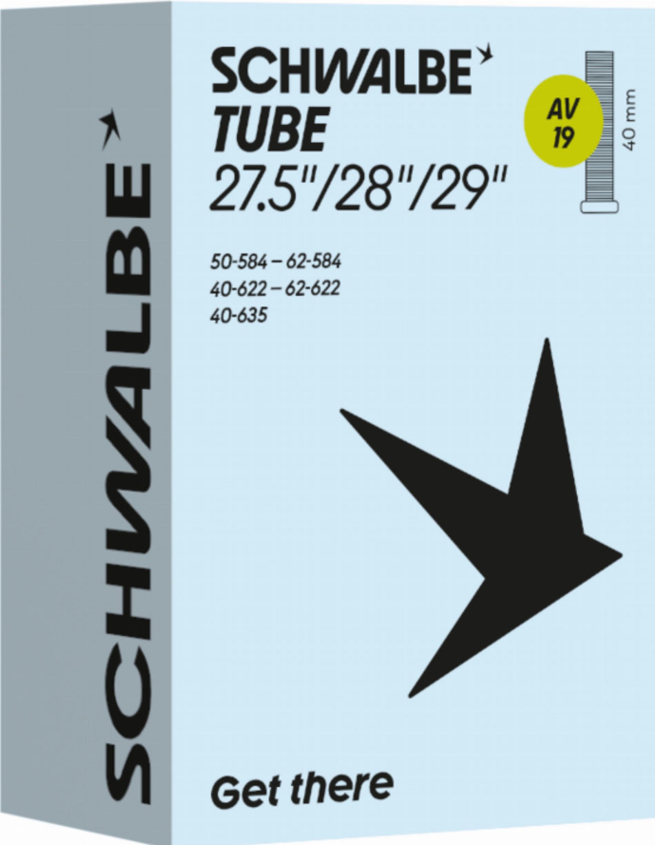 Schwalbe Standard Schlauch 27,5"/28"/29" NR. 19 schwarz ETRTO 40/62-584/635