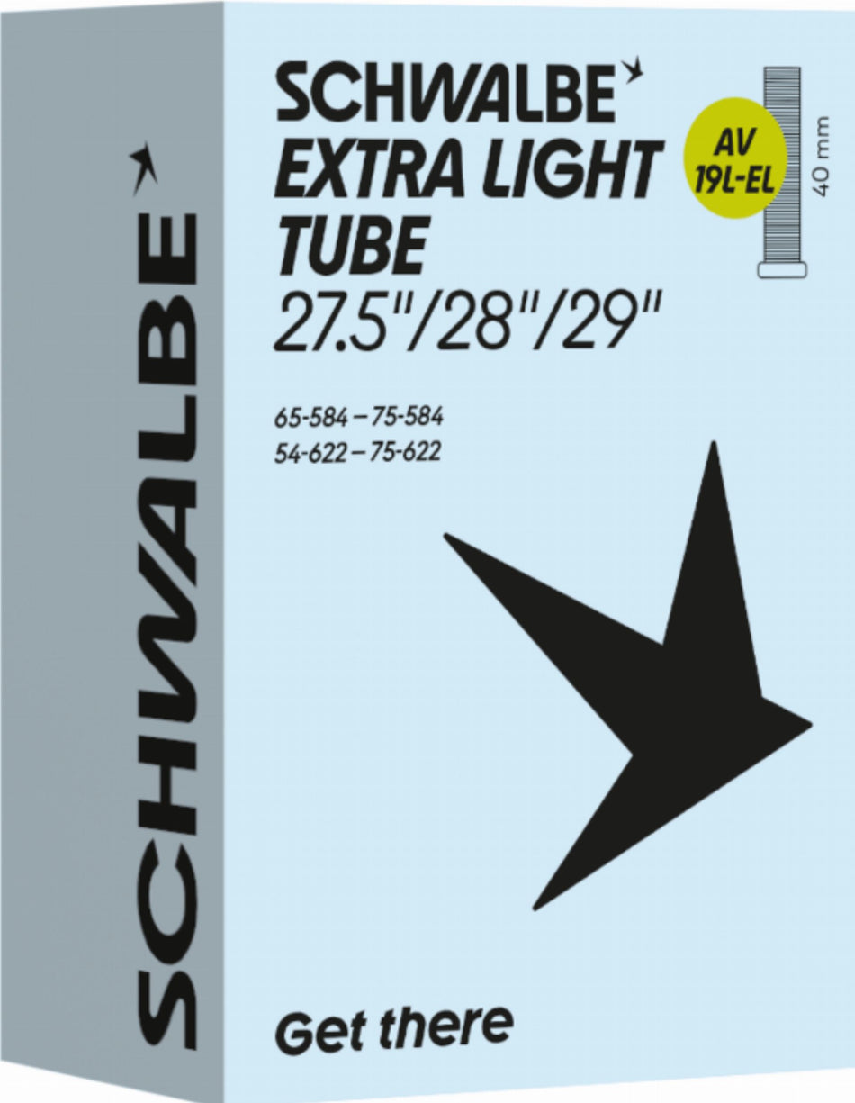 Schwalbe Extra Light Schlauch 27,5"/28"/29" NR. 19L-EL schwarz ETRTO 54/75-584/622