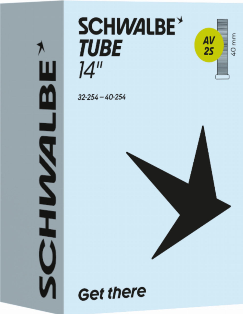 Schwalbe Standard Schlauch 14" NR. 2S schwarz ETRTO 32/40-254 AV 40 mm