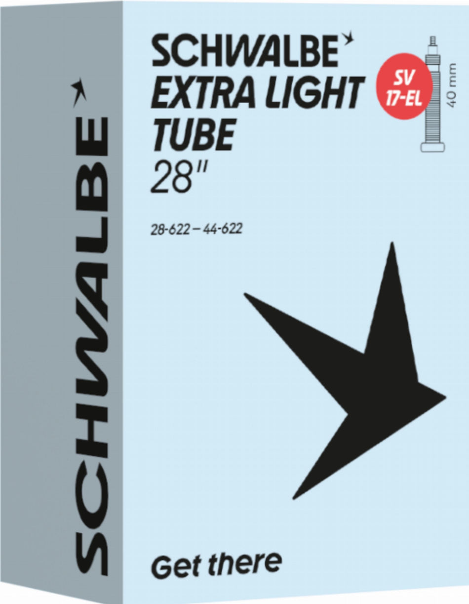 Schwalbe Extra Light Schlauch 28" NR. 17-EL schwarz ETRTO 28/44-622