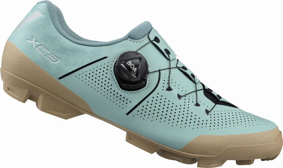 Shimano XC302W Women MTB-Schuhe SPD spezieller Damenleisten surf blue