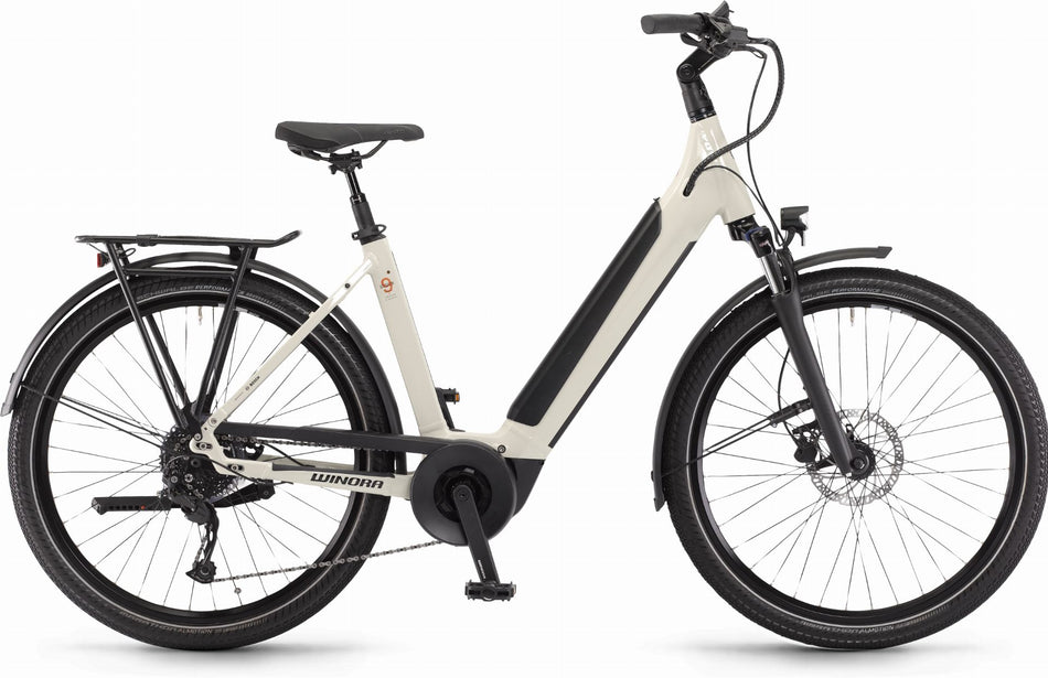 Winora Sinus 9 625 Wh E-Bike Wave 27,5" linenwhite