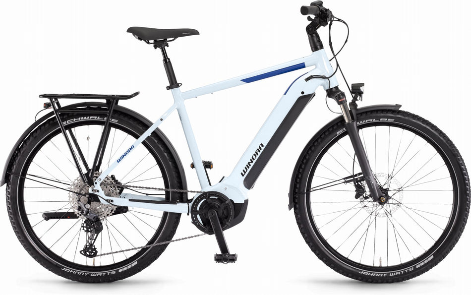Winora Yucatan 12 630 Wh E-Bike Diamant 27,5" winterwhite