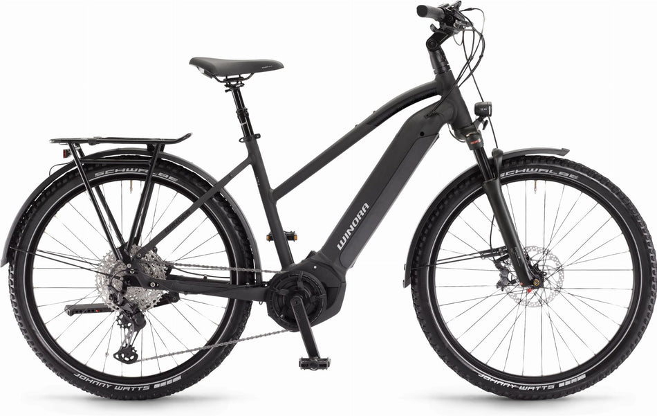 Winora Yucatan 12 Pro 630 Wh E-Bike Trapez 27,5" schwarz matt
