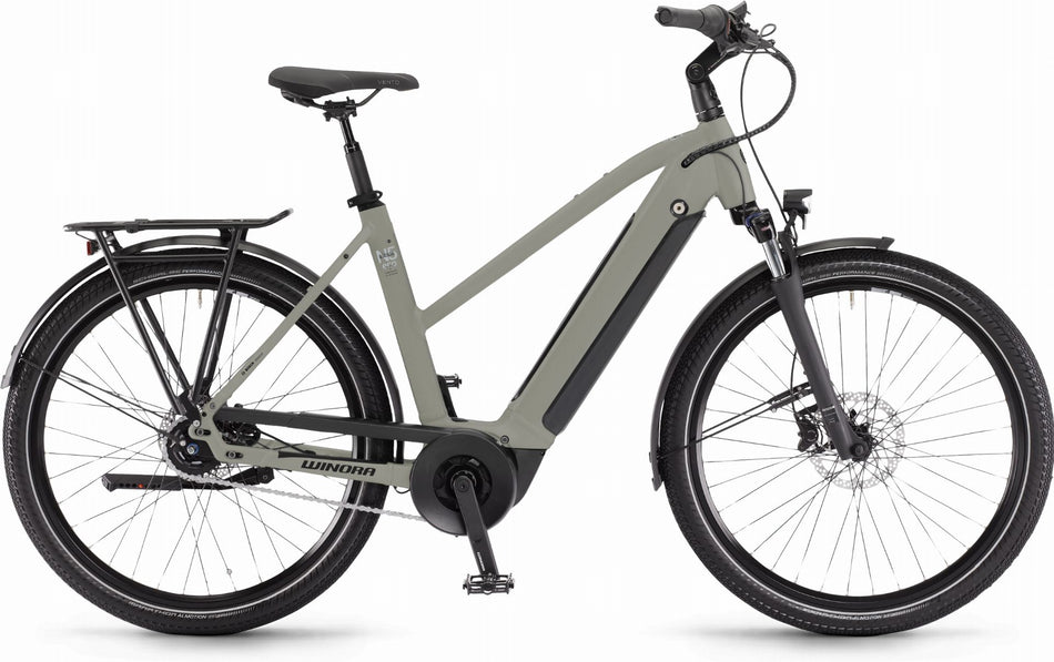 Winora Sinus N5 eco 500 Wh E-Bike Trapez 27,5" sagegrey matt