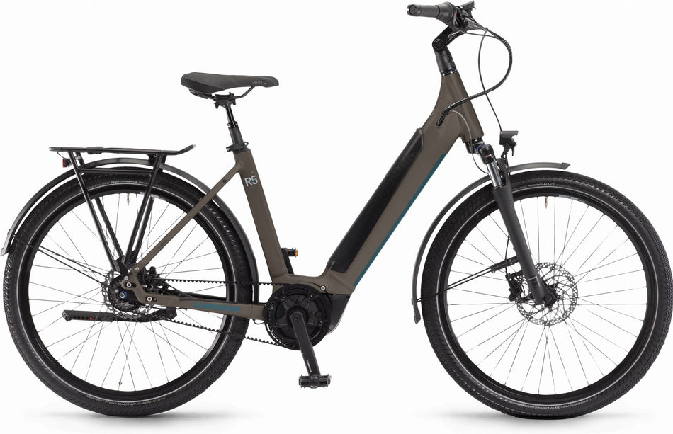 Winora Sinus R5 625 Wh E-Bike Wave 27,5" peat matt