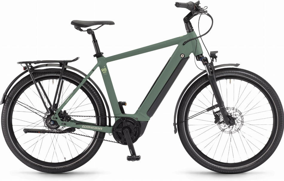 Winora Sinus R8 eco 500 Wh E-Bike Diamant 27,5" defender matt