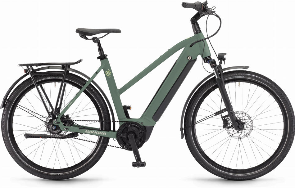 Winora Sinus R8 eco 500 Wh E-Bike Trapez 27,5" defender matt