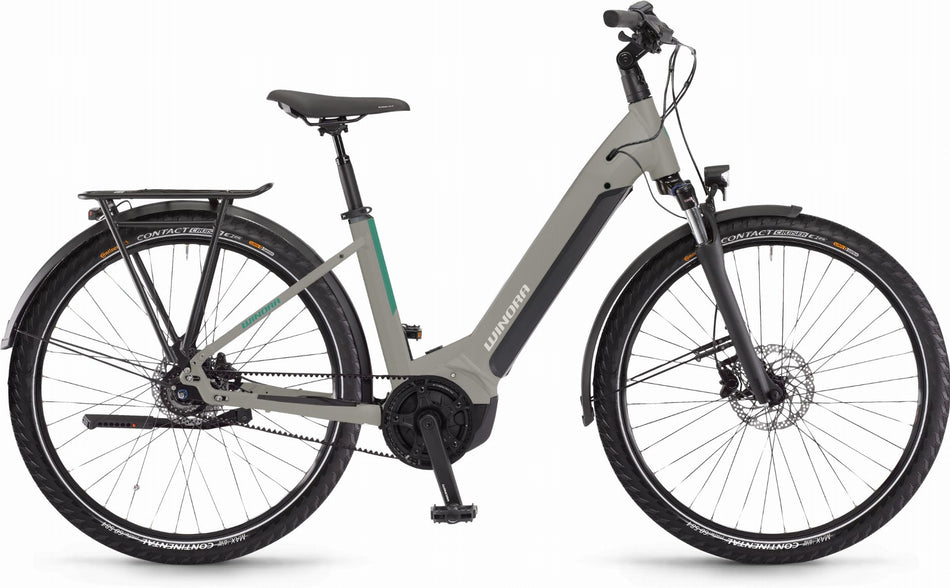 Winora Yucatan R8f 630 Wh E-Bike Wave 27,5" platinum matt