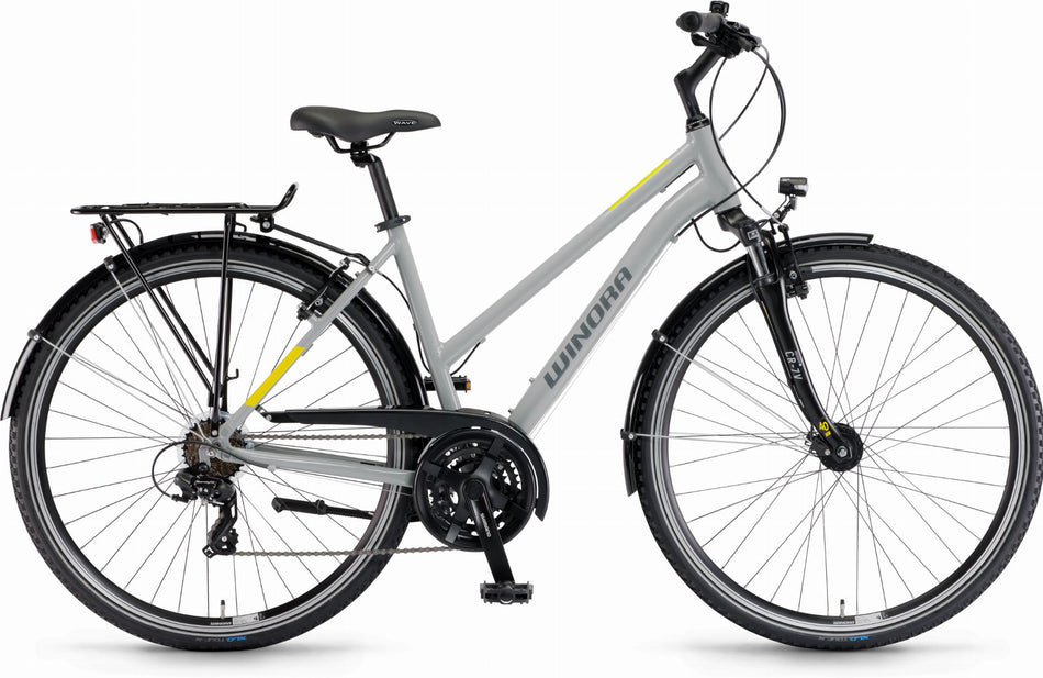 Winora Domingo 21 Trekkingrad Trapez 28" silk grey