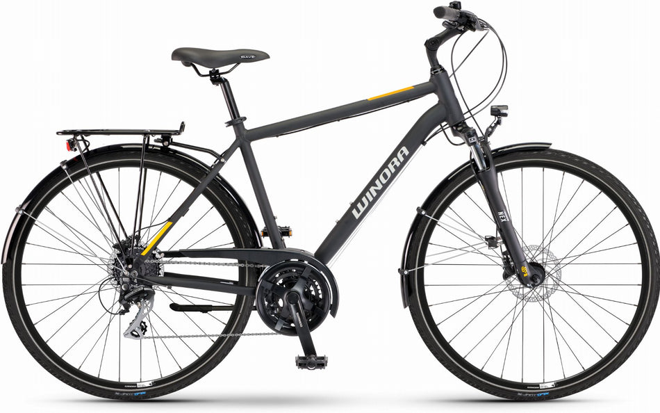 Winora Domingo 24 Trekkingrad Diamant 28" black matte