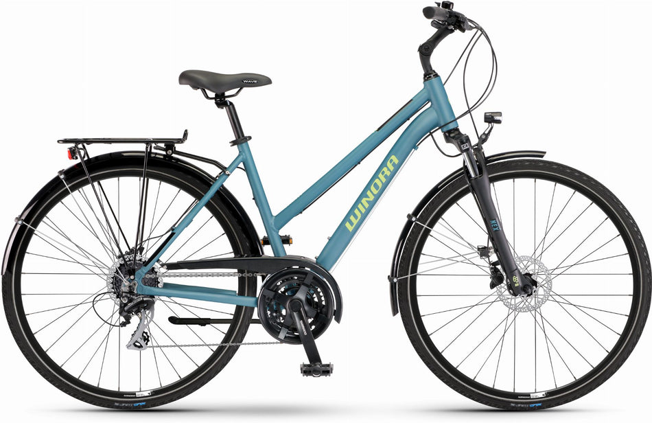 Winora Domingo 24 Trekkingrad Trapez 28" cadet blue matte