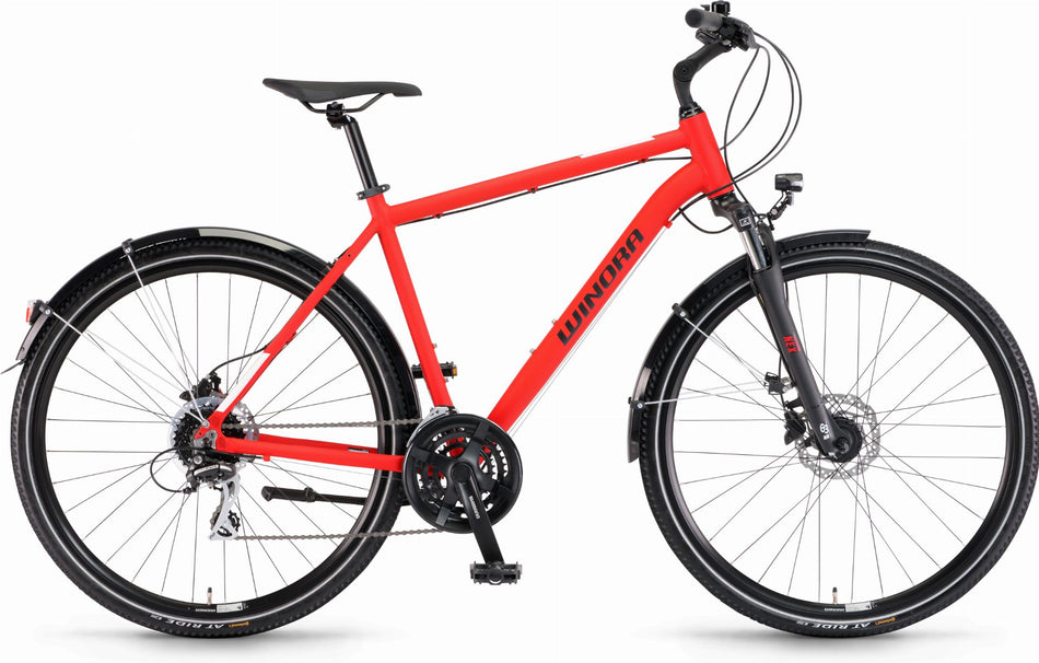Winora Domingo 24 Sport Trekkingrad Diamant 28" red matte