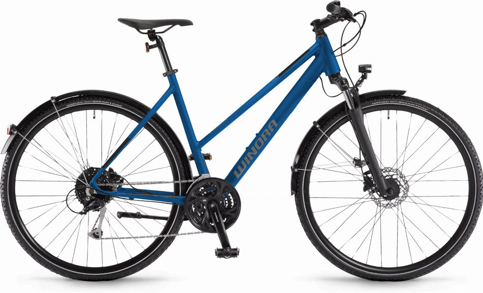 Winora Domingo 27 Sport Trekkingrad Trapez 28" infinity blue matte