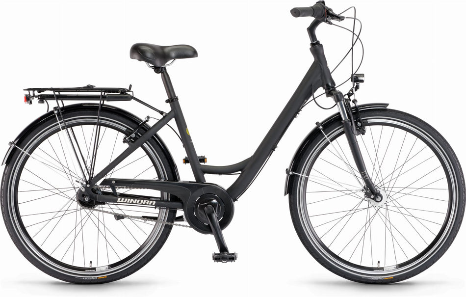 Winora Hollywood N7 Cityrad Wave 26" black matte 42