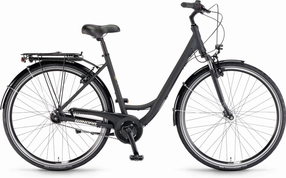 Winora Hollywood N7 Cityrad Wave 28" black matte