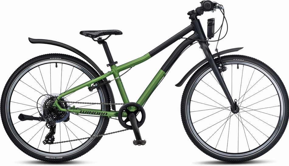 Winora Rage Kinderrad Diamant 24" crocodile green/black chalk 30