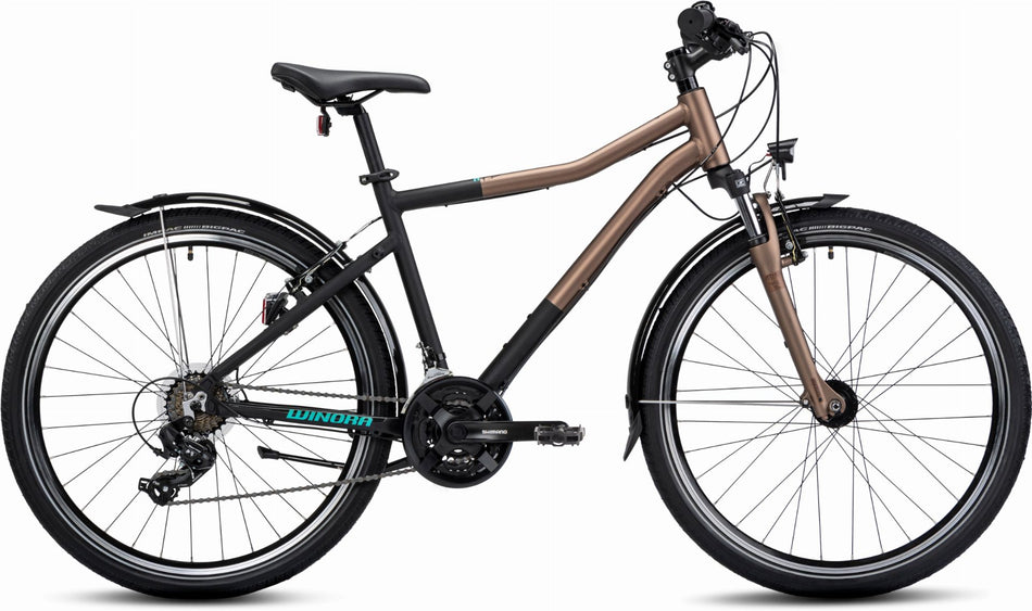 Winora Rage Jugendrad Diamant 26" black/bronce matte
