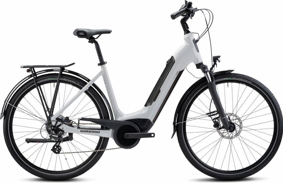 Winora Tria 7 eco 400 Wh E-Bike Wave 28" smoke gloss