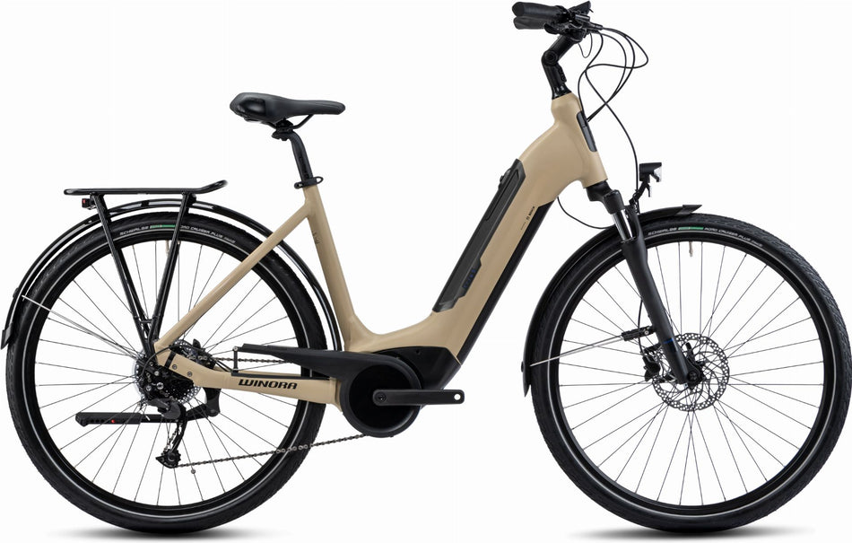 Winora Tria 9 500 Wh E-Bike Wave 28" iced coffee matt