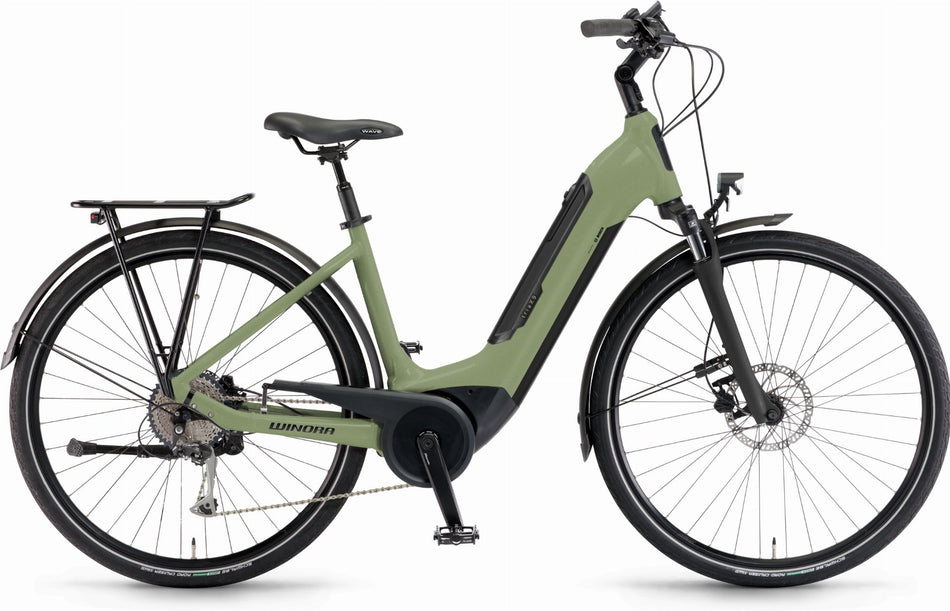 Winora Tria X9 500 Wh E-Bike Wave 28" peppermint