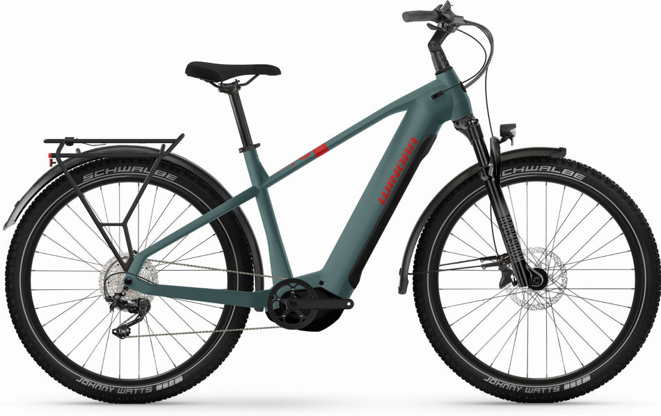 Winora Yucatan X12 720 Wh E-Bike Diamant 27,5" metallic stone blue matte