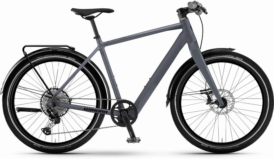 Winora E-Flitzer 250 Wh E-Bike Diamant 27,5" slate matt