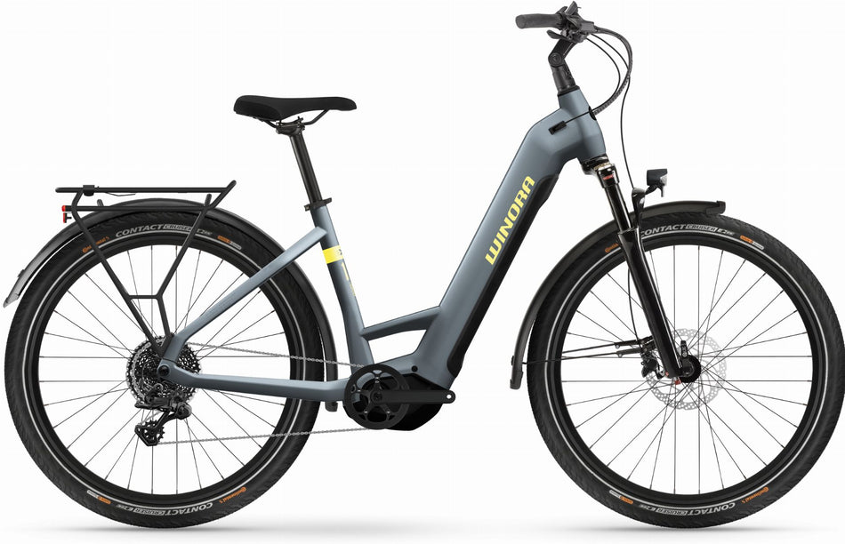Winora Yucatan X10 720 Wh E-Bike Wave 27,5" steelblue matte