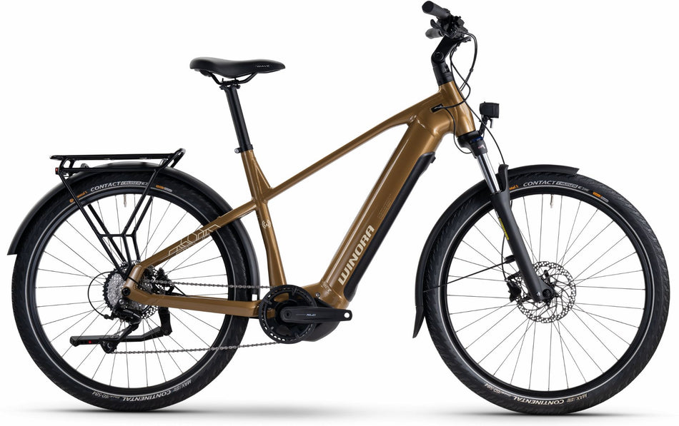 Winora Yucatan X8 720 Wh E-Bike Diamant 27,5" mocaccino - gloss