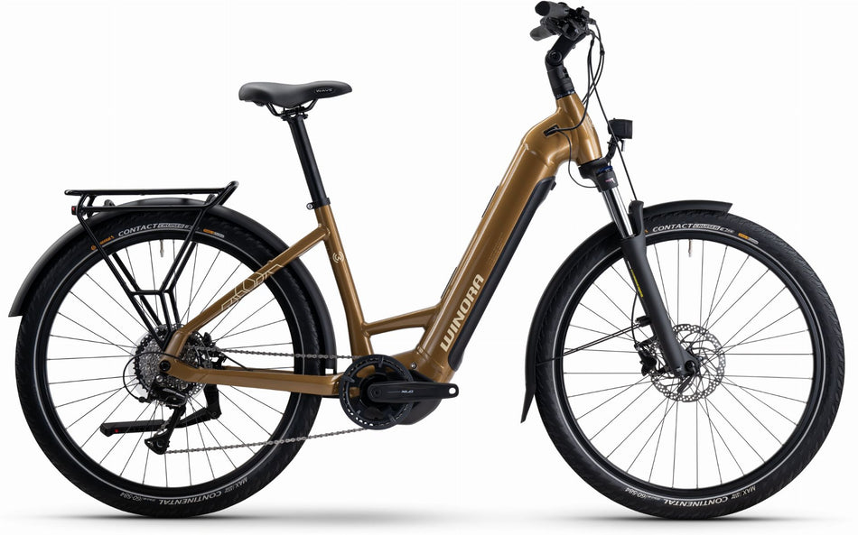 Winora Yucatan X8 720 Wh E-Bike Wave 27,5" mocaccino - gloss