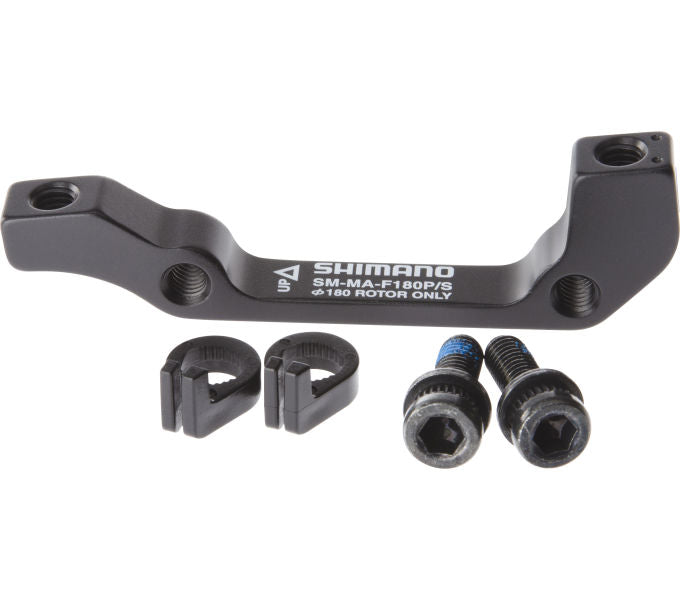 Shimano Scheibenbremsadapter 180 mm für Gabel IS auf Postmount